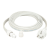 Showgear Power Cable for Festoon Light E27 white