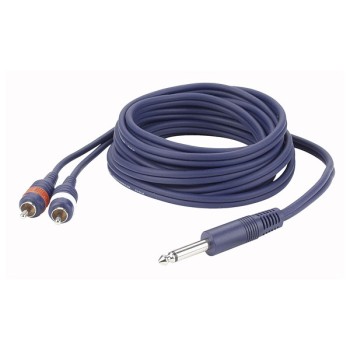 DAP FL33 - mono Jack to 2 RCA male L/R