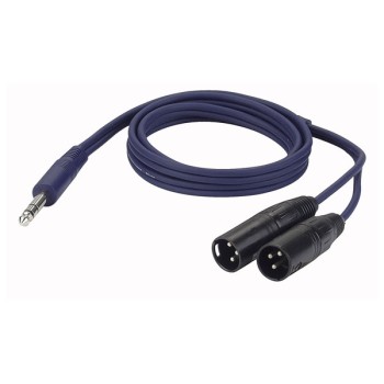 DAP FL36 - 2 x bal. XLR 3P, male to Jack stereo