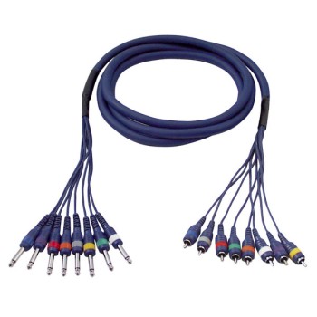 DAP FL64 - 8 Jack mono to 8 RCA/M