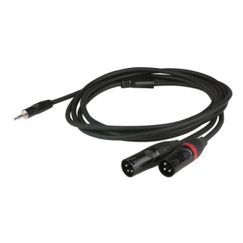 DAP FLX46 - stereo mini-jack to 2 XLR/M 3P