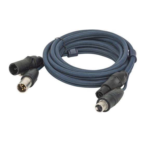 DAP FP-15 Hybrid Cable - powerCON TRUE1 & 3-pin XLR IP - DMX / Power