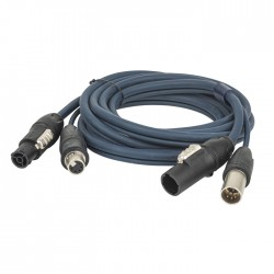 DAP FP-16 Hybrid Cable - powerCON TRUE1 & 5-pin XLR IP - DMX / Power 15 mt