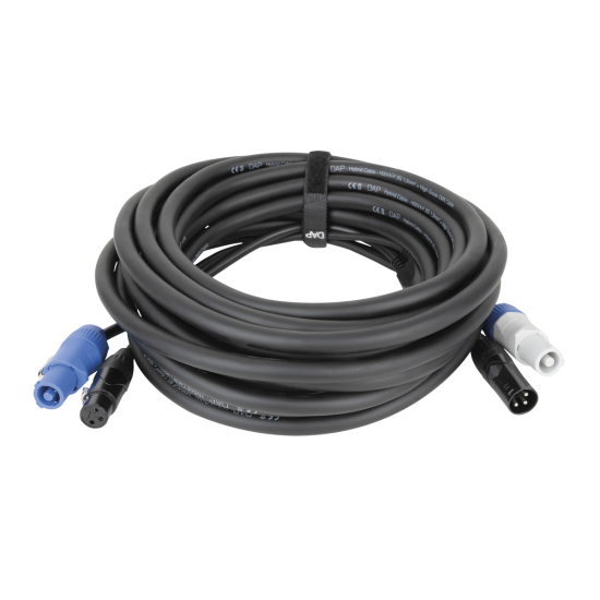 DAP FP20 Hybrid Cable Power Pro & 3-pin XLR DMX/Power 10 mt