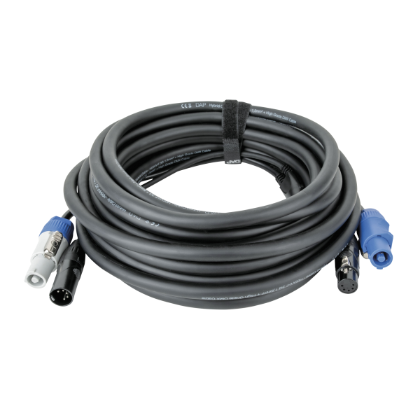 DAP FP21 Hybrid Cable Power Pro & 5-pin XLR DMX/Power 10 mt