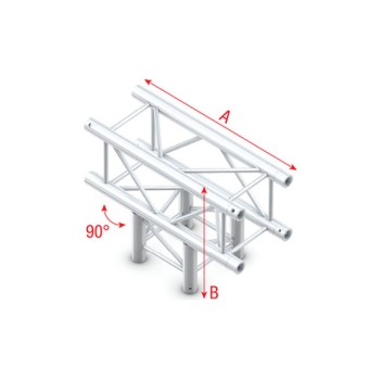 Milos Pro-30 Square F Truss - T-Cross 3-way - 71cm