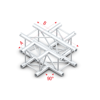 Milos Pro-30 Square F Truss Cross 4-way 50 cm