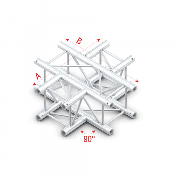 Milos Pro-30 Truss quadrato F Croce 4 vie 50 cm