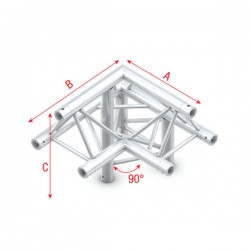 Milos Pro-30 Triangle F Truss - Corner down right - apex up