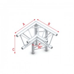 Milos Pro-30 Triangle F Truss - Corner down right - apex down