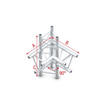 Milos Pro-30 Triangle F Truss Cross 4-way 50 cm