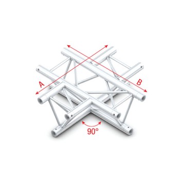 Milos Pro-30 Triangle F Truss Cross up/down 6-way 50 cm