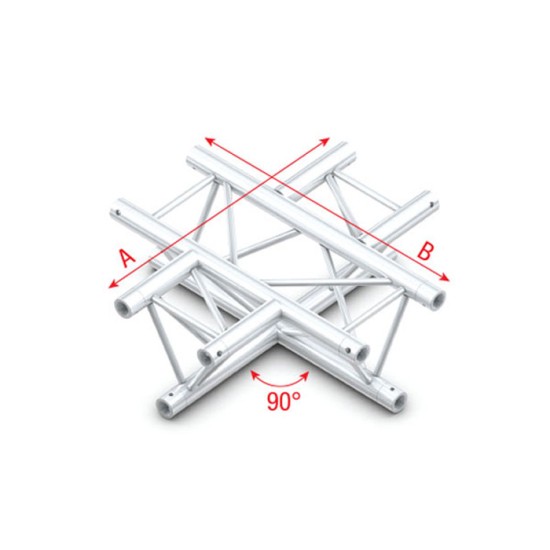 Milos Pro-30 Triangle F Truss Incrocio su/giù 6 vie 50 cm