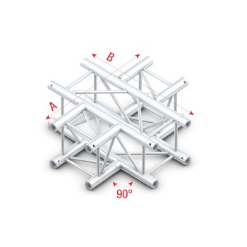 Milos Pro-30 Square G Truss Croce 4 vie 50 cm