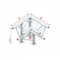 Milos Pro-30 Triangle G Truss - Corner down left - apex down