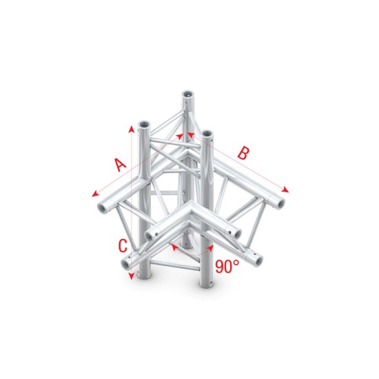 Milos Pro-30 Triangle G Truss Angolo su/giù destra 50 cm