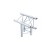 Milos Pro-30 Triangle P Truss 3-way horizontal 50 cm