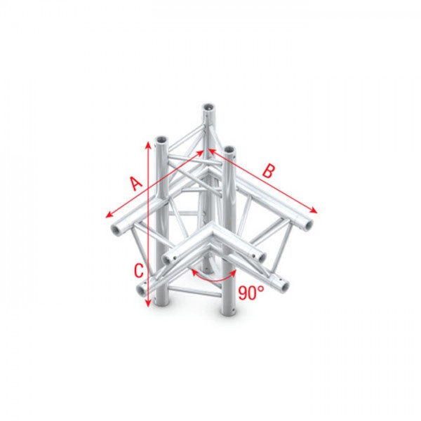 Milos Pro-30 Triangle P Truss Cross 4-way 50 cm