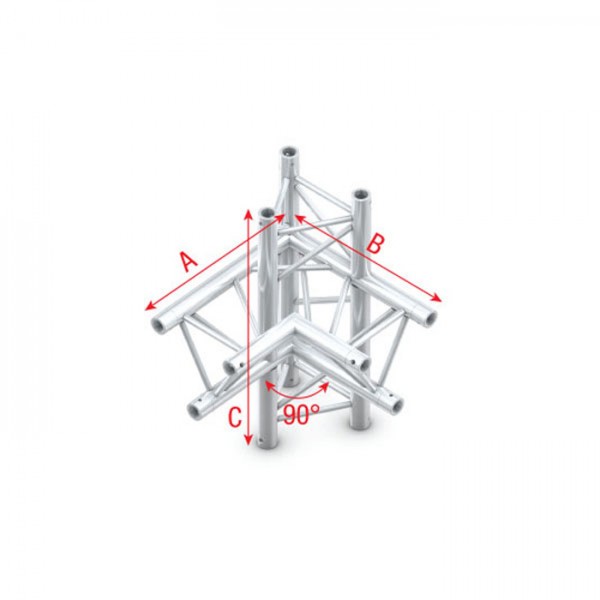 Milos Pro-30 Triangle P Truss T-Cross + up/down 5-way 50 cm