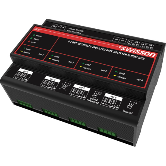 Utility DMX Swisson ISP6RDCRJ45A