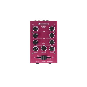 OMNITRONIC GNOME-202 Mini Mixer red