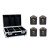 EUROLITE Set 4x AKKU TL-3 QCL RGB+UV Trusslight + Case with charging function