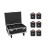 EUROLITE Set 6x AKKU IP TL-3 QCL + Case with wheels and charging function