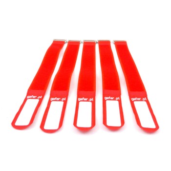 GAFER.PL Tie Straps 25x550mm 5 pieces red