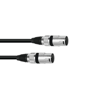 OMNITRONIC Adaptercable XLR(M)/XLR(M) 0.2m bk