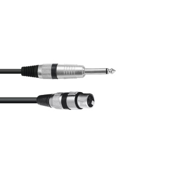 OMNITRONIC Adapter Cable XLR(F)/Jack mono 0.9m bk