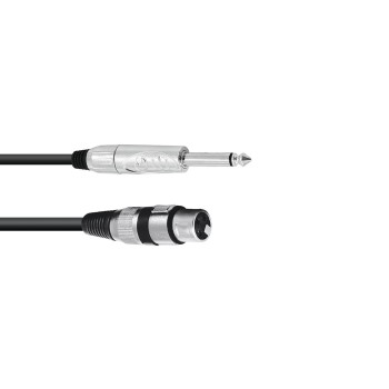 OMNITRONIC Adapter Cable XLR(F)/Jack mono 2m bk