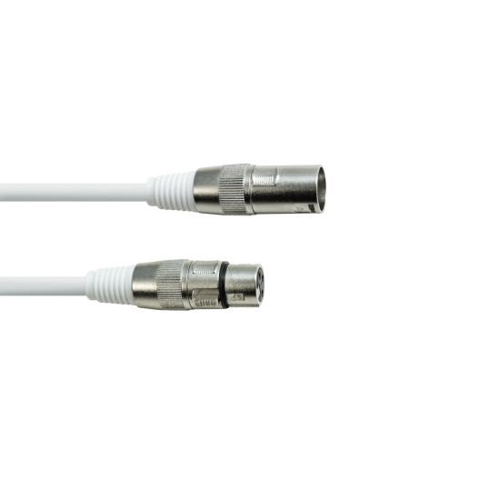 EUROLITE DMX Cable XLR 3-pin 1m white