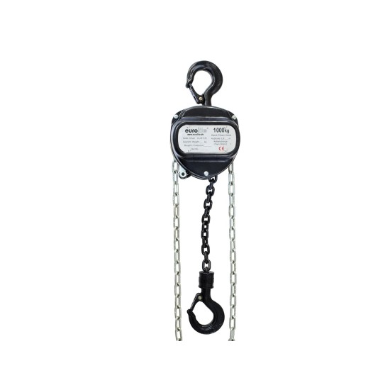 EUROLITE Chain Hoist 6M/1.0T black