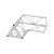 DECOTRUSS SAC-21 corner 2-way 90° silver