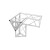 DECOTRUSS SAL-33 Corner 3-way \/ right silver