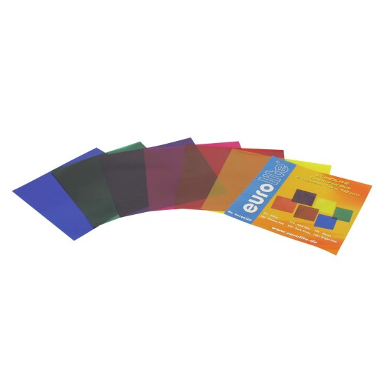 EUROLITE Color Foil Set 19x19cm, six colors