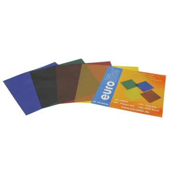 EUROLITE Color Foil Set 24x24cm, four colors